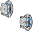 SET-MO513359-2 Front, Driver and Passenger Side Wheel Hub, 5 Lugs, With Bearing, Problem Solver Series