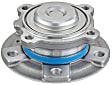 SET-MO513359-2 Front, Driver and Passenger Side Wheel Hub, 5 Lugs, With Bearing, Problem Solver Series