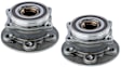 SET-MO513363-2 Front, Driver and Passenger Side Wheel Hub, 5 Lugs, With Bearing, Sensor Included