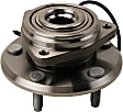 SET-MO513369-2 Front, Driver and Passenger Side Wheel Hub, 5 Lugs, Sensor Included