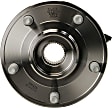 SET-MO513369-2 Front, Driver and Passenger Side Wheel Hub, 5 Lugs, Sensor Included