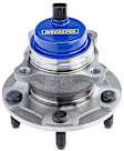SET-MO513370-2 Front, Driver and Passenger Side Wheel Hub, 5 Lugs, With Bearing, Problem Solver Series
