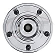 SET-MO513371-2 Front, Driver and Passenger Side Wheel Hub, 5 Lugs, Sensor Included