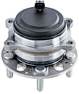 SET-MO513376-2 Front, Driver and Passenger Side Wheel Hub, 5 Lugs, With Bearing, Sensor Included, RWD