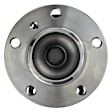SET-MO513386-2 Front, Driver and Passenger Side Wheel Hub, 5 Lugs, Sensor Included