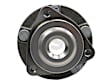SET-MO513387-2 Front, Driver and Passenger Side Wheel Hub, 5 Lugs, With Bearing, Sensor Included