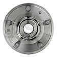 SET-MO513403-2 Front, Driver and Passenger Side Wheel Hub, 5 Lugs, With Bearing, Sensor Included