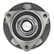 SET-MO513403-2 Front, Driver and Passenger Side Wheel Hub, 5 Lugs, With Bearing, Sensor Included