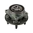 SET-MO513410-2 Front, Driver and Passenger Side Wheel Hub, 5 Lugs, With Bearing, Sensor Included