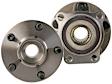 SET-MO513413-2 Front, Driver and Passenger Side Wheel Hub, 5 Lugs, With Bearing