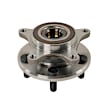 SET-MO513421-2 Front, Driver and Passenger Side Wheel Hub, 5 Lugs, Sensor Included, Problem Solver Series