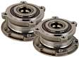 SET-MO513438-2 Front, Driver and Passenger Side Wheel Hub, 4 Lugs, With Bearing