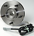 SET-MO515010-2 Front, Driver and Passenger Side Wheel Hub, 5 Lugs, With Bearing, 4WD, Problem Solver Series