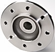 SET-MO515012-2 Front, Driver and Passenger Side Wheel Hub, 8 Lugs, With Bearing, 4WD, Problem Solver Series