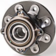 SET-MO515012-2 Front, Driver and Passenger Side Wheel Hub, 8 Lugs, With Bearing, 4WD, Problem Solver Series