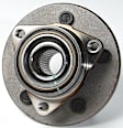 SET-MO515017-2 Front, Driver and Passenger Side Wheel Hub, 5 Lugs, With Bearing, 4WD, Problem Solver Series