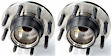 SET-MO515021-2 Front, Driver and Passenger Side Wheel Hub, 8 Lugs, With Bearing, 4WD, Problem Solver Series