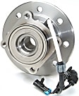 SET-MO515041-2 Front, Driver and Passenger Side Wheel Hub, 8 Lugs, With Bearing, Problem Solver Series