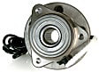 SET-MO515052-2 Front, Driver and Passenger Side Wheel Hub, 5 Lugs, With Bearing, Problem Solver Series