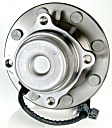 SET-MO515060-2 Front, Driver and Passenger Side Wheel Hub, 8 Lugs, With Bearing, Problem Solver Series
