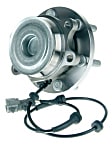 SET-MO515064-2 Front, Driver and Passenger Side Wheel Hub, 6 Lugs, With Bearing, RWD, Problem Solver Series