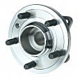 SET-MO515067-2 Front, Driver and Passenger Side Wheel Hub, 5 Lugs, With Bearing,, Problem Solver Series