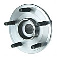 SET-MO515072-2 Front, Driver and Passenger Side Wheel Hub, 5 Lugs, With Bearing, Problem Solver Series