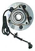 SET-MO515073-2 Front, Driver and Passenger Side Wheel Hub, 5 Lugs, With Bearing, Problem Solver Series
