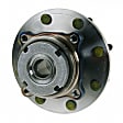 SET-MO515076-2 Front, Driver and Passenger Side Wheel Hub, 8 Lugs, With Bearing, 4WD, Problem Solver Series