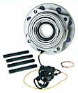 SET-MO515081-2 Front, Driver and Passenger Side Wheel Hub, 8 Lugs, With Bearing, Problem Solver Series