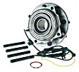 SET-MO515082-2 Front, Driver and Passenger Side Wheel Hub, 8 Lugs, With Bearing, 4WD, Problem Solver Series