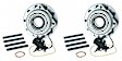 SET-MO515083-2 Front, Driver and Passenger Side Wheel Hub, 10 Lugs, With Bearing, Problem Solver Series