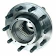 SET-MO515083-2 Front, Driver and Passenger Side Wheel Hub, 10 Lugs, With Bearing, Problem Solver Series