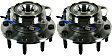 SET-MO515086-2 Wheel Hub, 8 Lugs, With Bearing