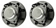 SET-MO515089-2 Front, Driver and Passenger Side Wheel Hub, 8 Lugs, With Bearing, RWD, Problem Solver Series
