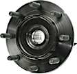 SET-MO515099-2 Front, Driver and Passenger Side Wheel Hub, 8 Lugs, With Bearing, Problem Solver Series