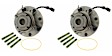 SET-MO515100-2 Front, Driver and Passenger Side Wheel Hub, 8 Lugs, With Bearing, Problem Solver Series