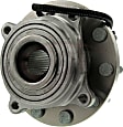 SET-MO515102-2 Front, Driver and Passenger Side Wheel Hub, 10 Lugs, With Bearing, Problem Solver Series