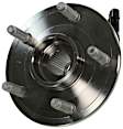 SET-MO515113-2 Front, Driver and Passenger Side Wheel Hub, 5 Lugs, With Bearing, Problem Solver Series