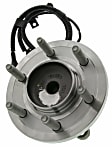 SET-MO515117-2 Front, Driver and Passenger Side Wheel Hub, 6 Lugs, With Bearing, RWD, Problem Solver Series