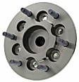 SET-MO515120-2 Front, Driver and Passenger Side Wheel Hub, 6 Lugs, With Bearing, RWD, Problem Solver Series