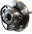 SET-MO515126-2 Front, Driver and Passenger Side Wheel Hub, 5 Lugs, With Bearing, Problem Solver Series