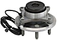 SET-MO515143-2 Front, Driver and Passenger Side Wheel Hub, 6 Lugs, With Bearing, RWD, Problem Solver Series
