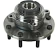 SET-MO515149-2 Front, Driver and Passenger Side Wheel Hub, 8 Lugs, With Bearing, Sensor Included