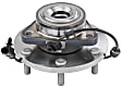 SET-MO515155-2 Front, Driver and Passenger Side Wheel Hub, 6 Lugs, With Bearing, 5.6L, 8Cyl, Problem Solver Series