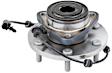 SET-MO515156-2 Front, Driver and Passenger Side Wheel Hub, 6 Lugs, With Bearing, RWD, 5.6L, 8Cyl, Problem Solver Series