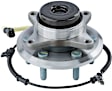 SET-MO515157-2 Front, Driver and Passenger Side Wheel Hub, 6 Lugs, With Bearing, Sensor Included, RWD, 3.5L, 6Cyl