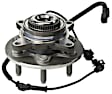 SET-MO515166-2 Front, Driver and Passenger Side Wheel Hub, 6 Lugs, Sensor Included