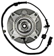 SET-MO515166-2 Front, Driver and Passenger Side Wheel Hub, 6 Lugs, Sensor Included