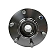 SET-MO515171-2 Front, Driver and Passenger Side Wheel Hub, 6 Lugs, With Bearing, Sensor Included